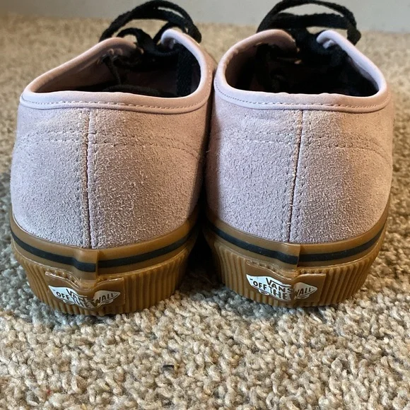 Vans Authentic Suede Gum Bottom Pink Sneakers - Picture 3 of 8
